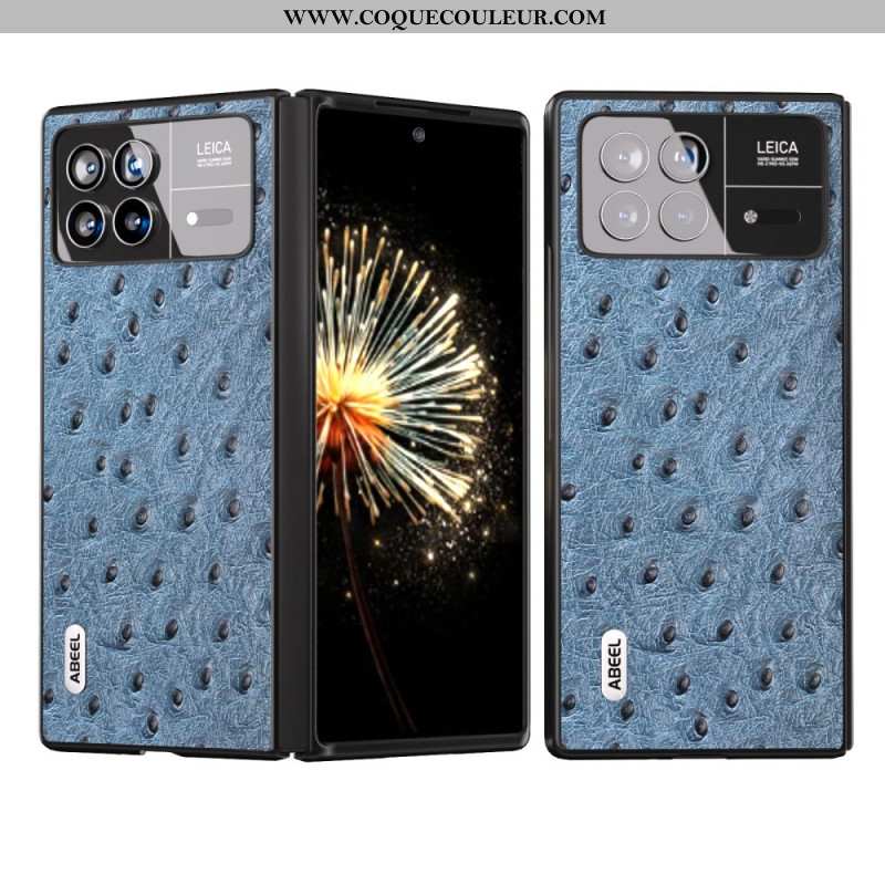 Coque Xiaomi Mix Fold 3 Texture Autruche ABEEL