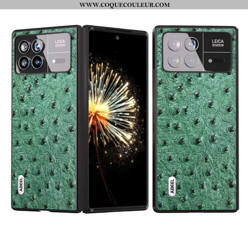 Coque Xiaomi Mix Fold 3 Texture Autruche ABEEL