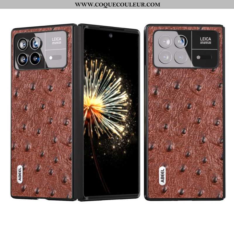 Coque Xiaomi Mix Fold 3 Texture Autruche ABEEL