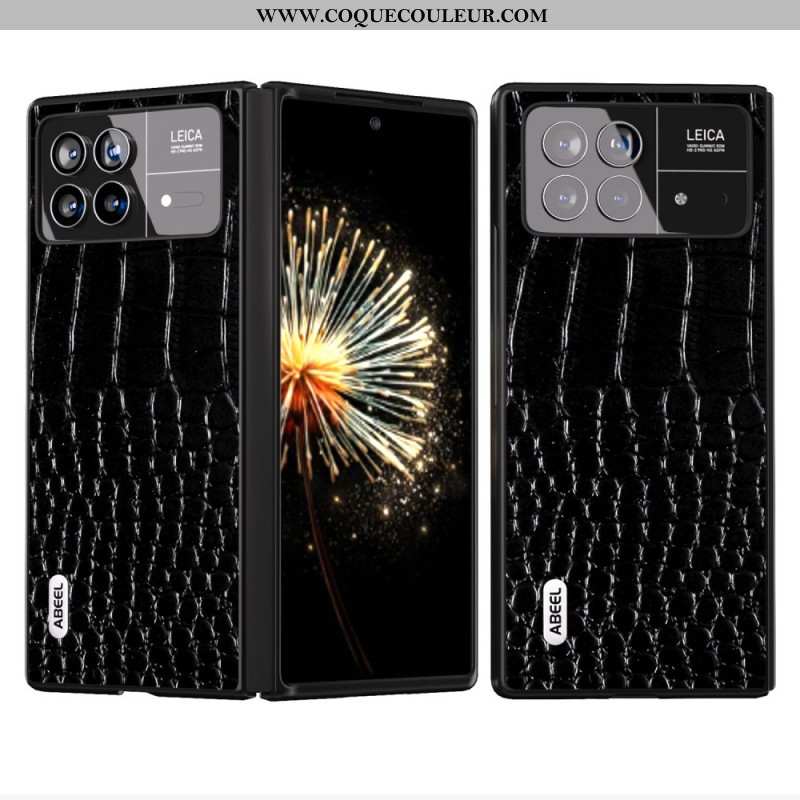 Coque Xiaomi Mix Fold 3 Texture Crocodile ABEEL