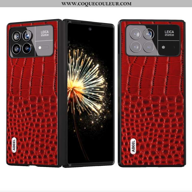 Coque Xiaomi Mix Fold 3 Texture Crocodile ABEEL