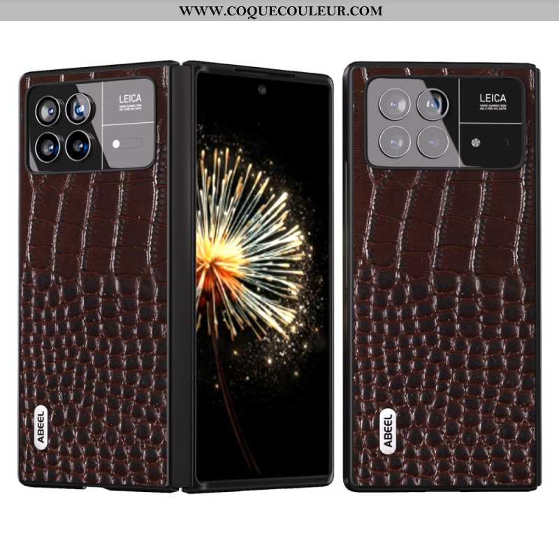 Coque Xiaomi Mix Fold 3 Texture Crocodile ABEEL