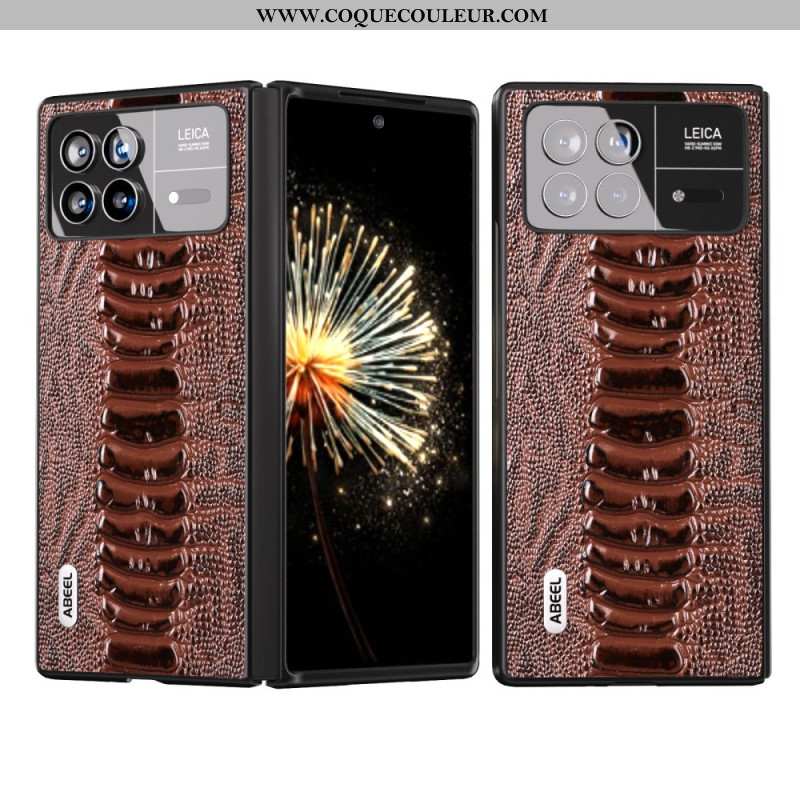 Coque Xiaomi Mix Fold 3 Effet Crocodile ABEEL