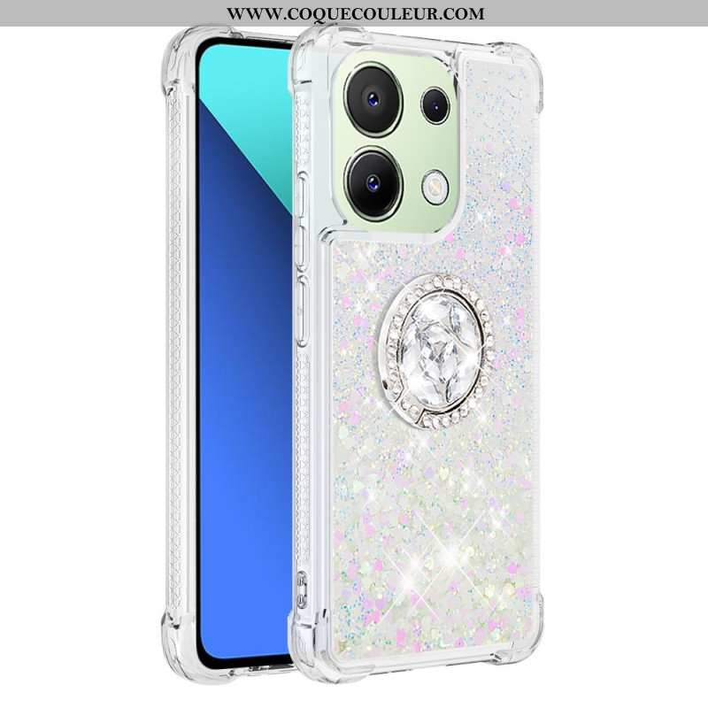 Coque Xiaomi Redmi Note 13 4G Anneau-Support Paillettes