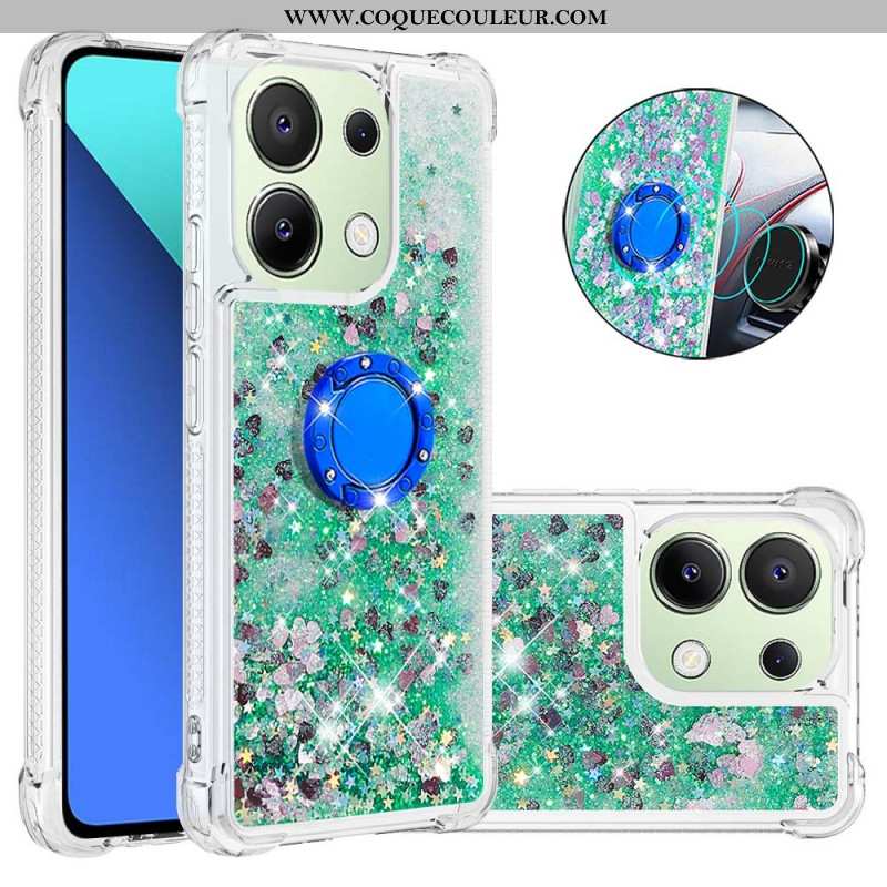 Coque Xiaomi Redmi Note 13 4G Anneau-Support Paillettes