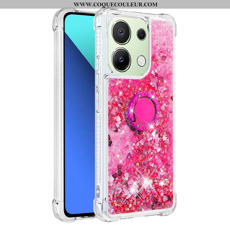 Coque Xiaomi Redmi Note 13 4G Anneau-Support Paillettes