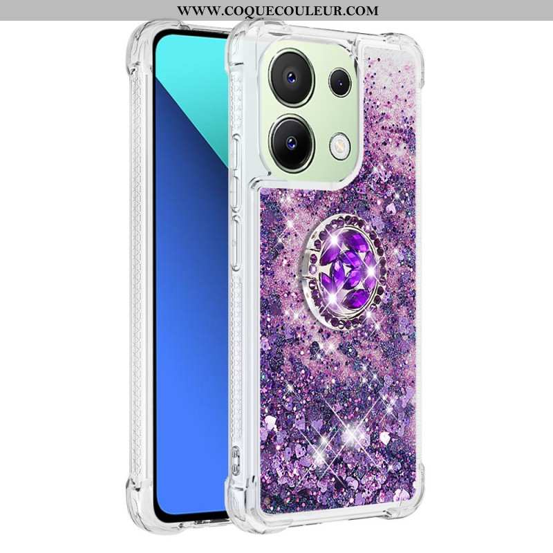 Coque Xiaomi Redmi Note 13 4G Anneau-Support Paillettes