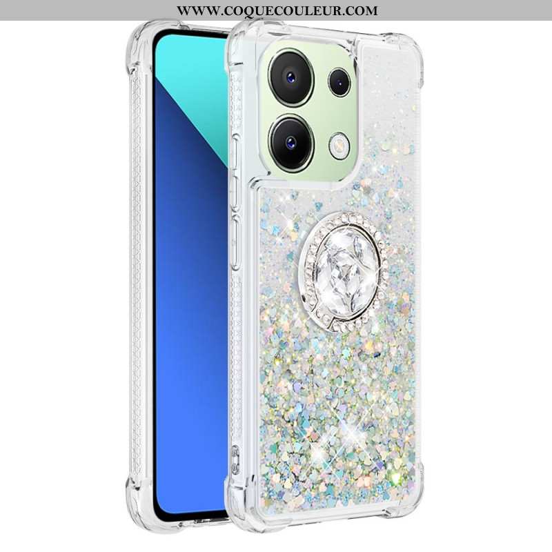 Coque Xiaomi Redmi Note 13 4G Anneau-Support Paillettes