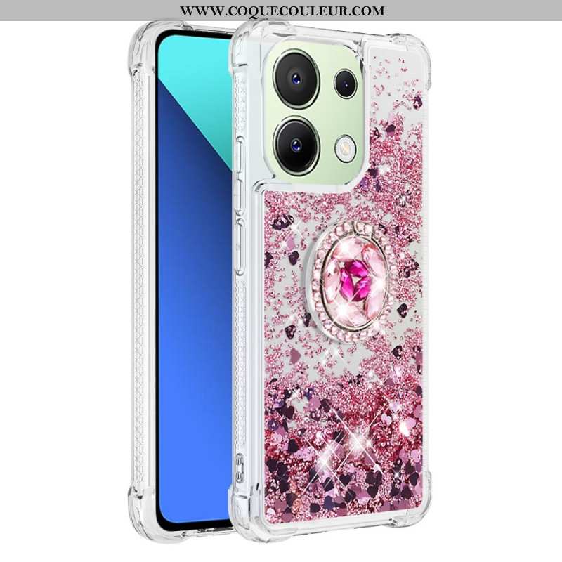 Coque Xiaomi Redmi Note 13 4G Anneau-Support Paillettes