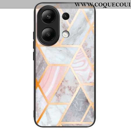 Coque Xiaomi Redmi Note 13 4G Verre Trempé Marbre Rose