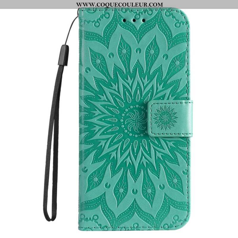 Housse Xiaomi Redmi Note 13 4G Mandala à Lanière