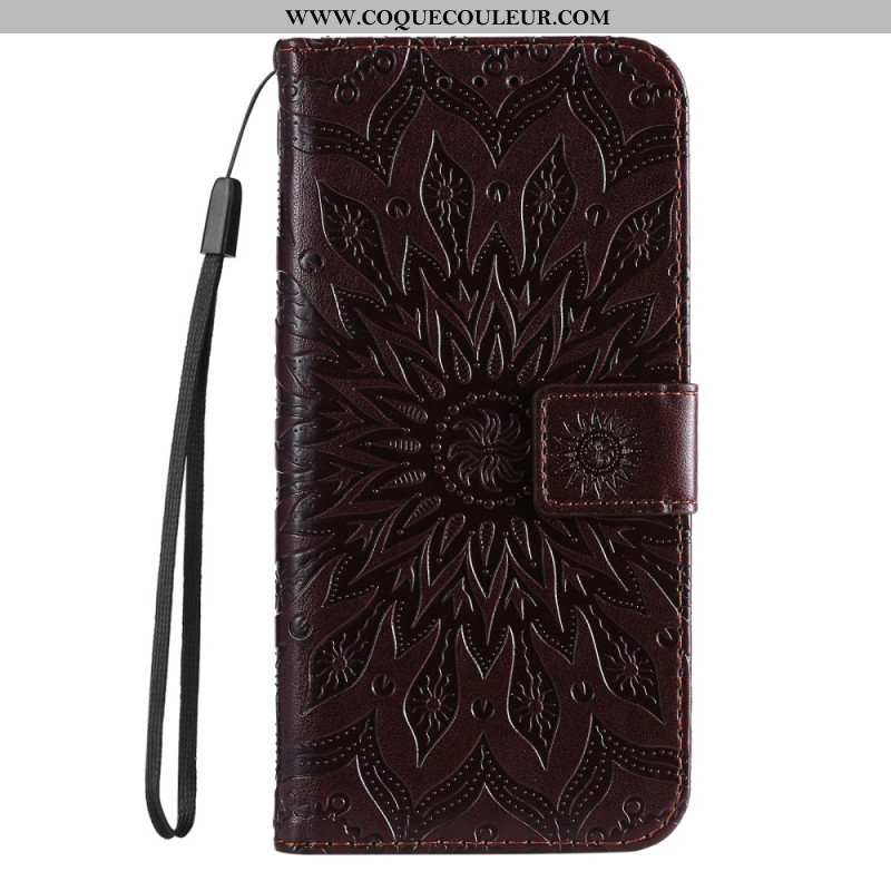 Housse Xiaomi Redmi Note 13 4G Mandala à Lanière