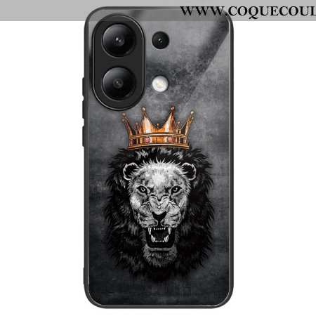 Coque Xiaomi Redmi Note 13 4G Verre Trempé Lion Couronné