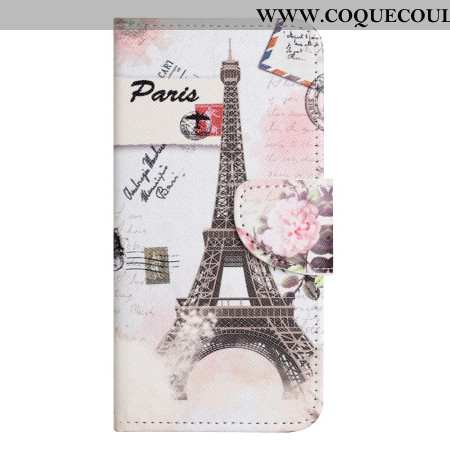 Housse Xiaomi Redmi Note 13 4G Tour Eiffel Vintage