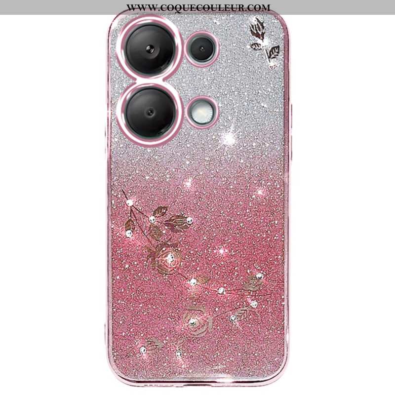 Coque Xiaomi Redmi Note 13 4G Paillettes et Strass