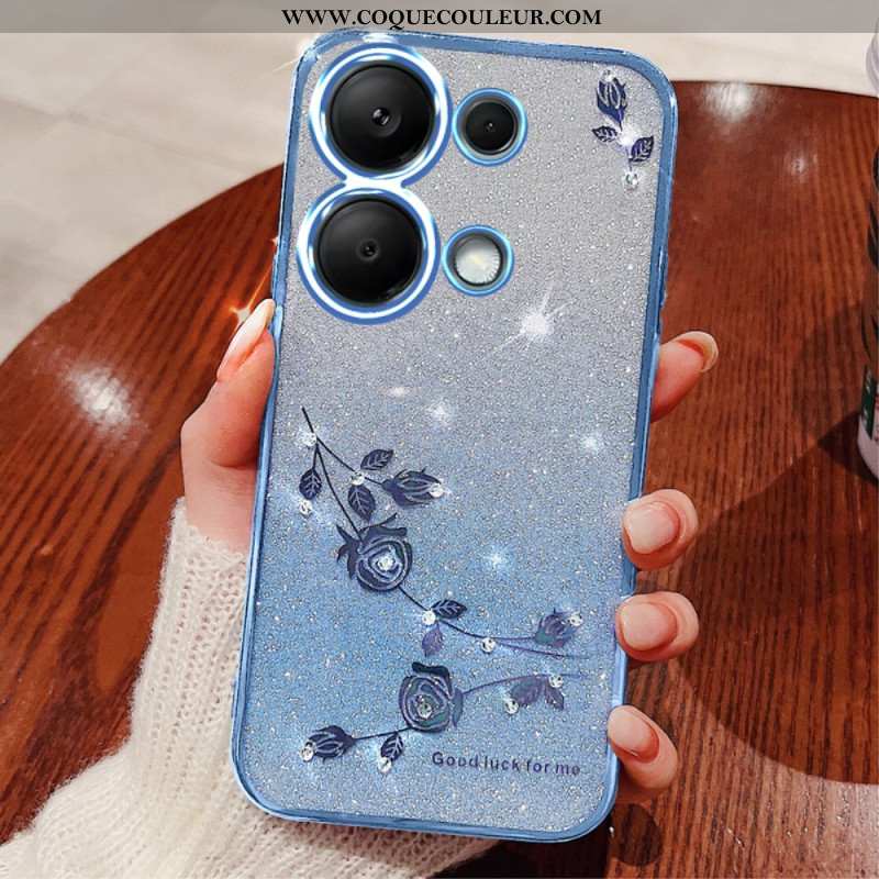 Coque Xiaomi Redmi Note 13 4G Paillettes et Strass