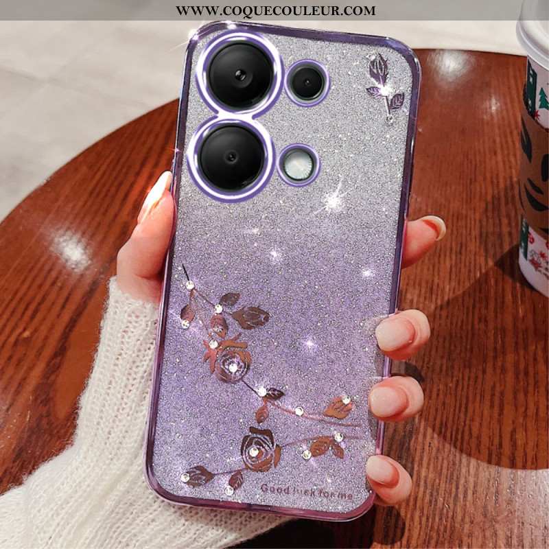 Coque Xiaomi Redmi Note 13 4G Paillettes et Strass