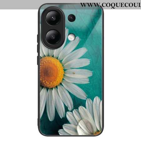 Coque Xiaomi Redmi Note 13 4G Verre Trempé Marguerites