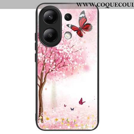 Coque Xiaomi Redmi Note 13 4G Verre Trempé Cerisiers en Fleurs