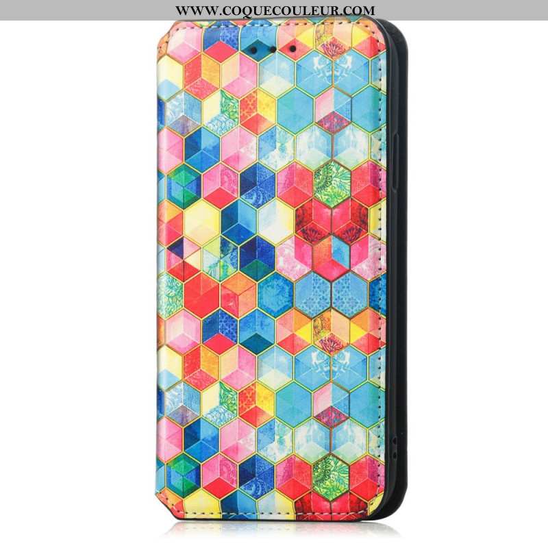 Flip Cover Xiaomi Redmi Note 13 4G Portefeuille avec Blocage RFID CASENEO