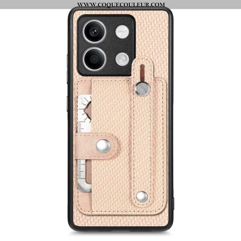 Coque Xiaomi Redmi Note 13 4G Porte-Cartes et Sangle