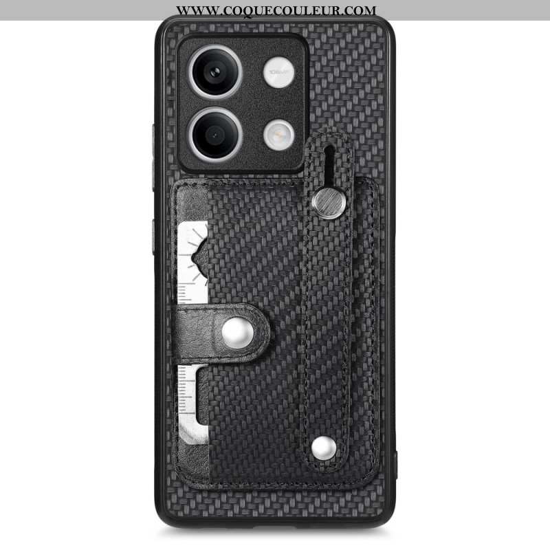 Coque Xiaomi Redmi Note 13 4G Porte-Cartes et Sangle