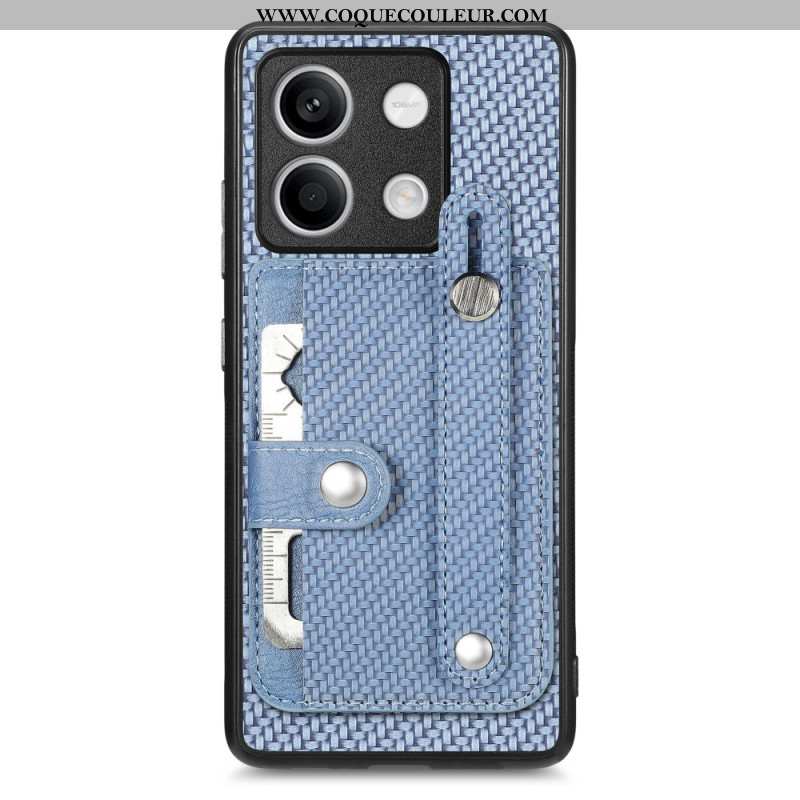 Coque Xiaomi Redmi Note 13 4G Porte-Cartes et Sangle