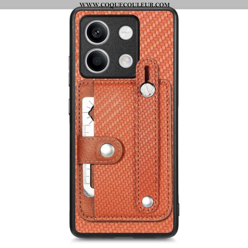 Coque Xiaomi Redmi Note 13 4G Porte-Cartes et Sangle