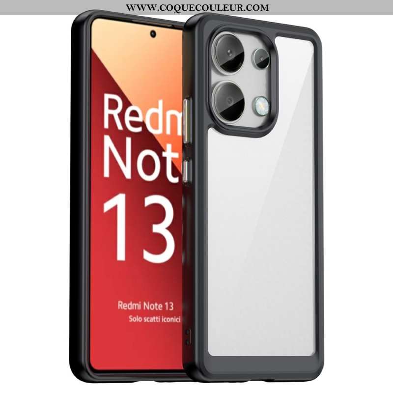 Coque Xiaomi Redmi Note 13 4G Hybride Rebords Colorés