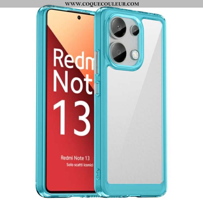 Coque Xiaomi Redmi Note 13 4G Hybride Rebords Colorés