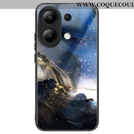 Coque Xiaomi Redmi Note 13 4G Verre Trempé Noir Bleu Doré