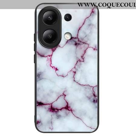 Coque Xiaomi Redmi Note 13 4G Verre Trempé Marbre Violet