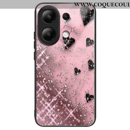 Coque Xiaomi Redmi Note 13 4G Verre Trempé Amour Rose