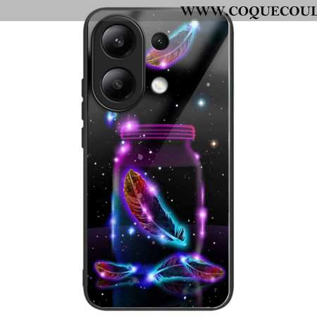 Coque Xiaomi Redmi Note 13 4G Verre Trempé Plume Fluorescente