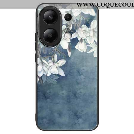 Coque Xiaomi Redmi Note 13 4G Verre Trempé Magnolias