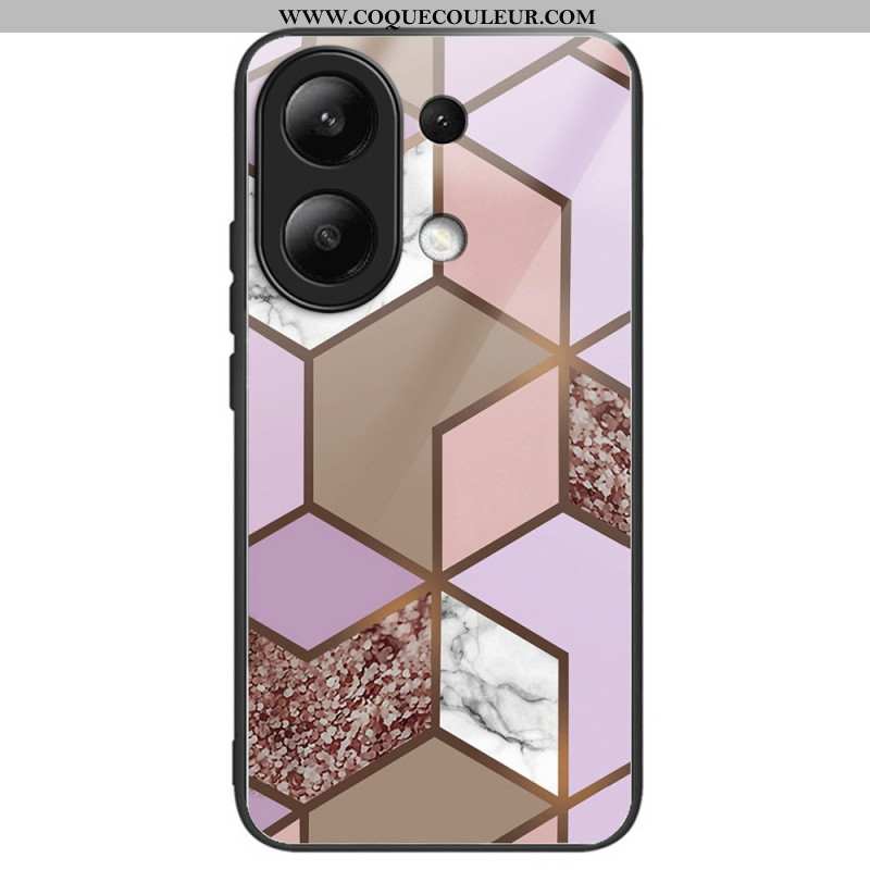 Coque Xiaomi Redmi Note 13 4G Verre Trempé Motif Marbre