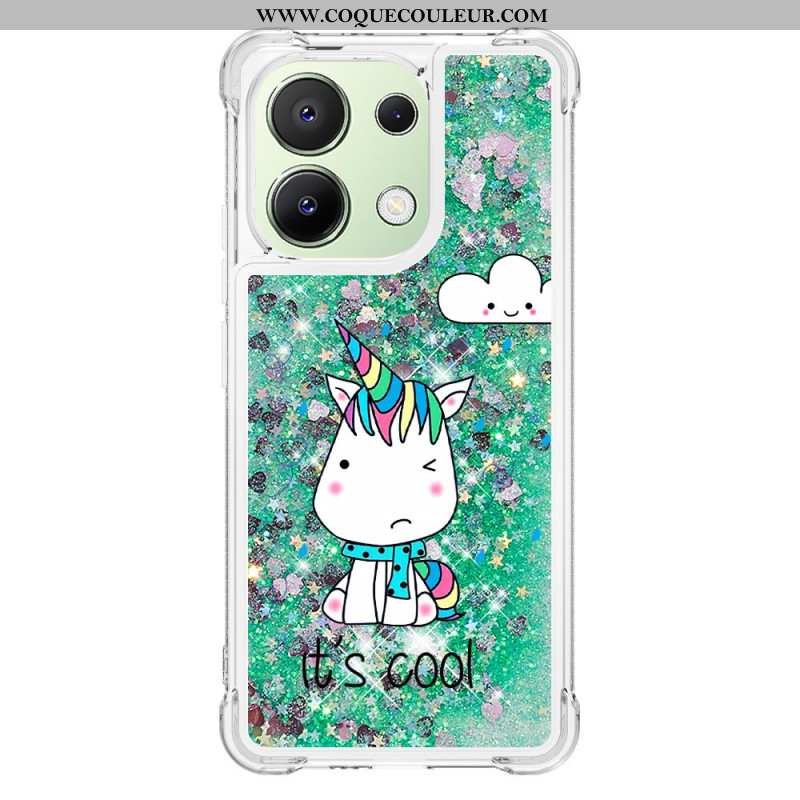 Coque Xiaomi Redmi Note 13 4G Paillettes Motif Cartoon