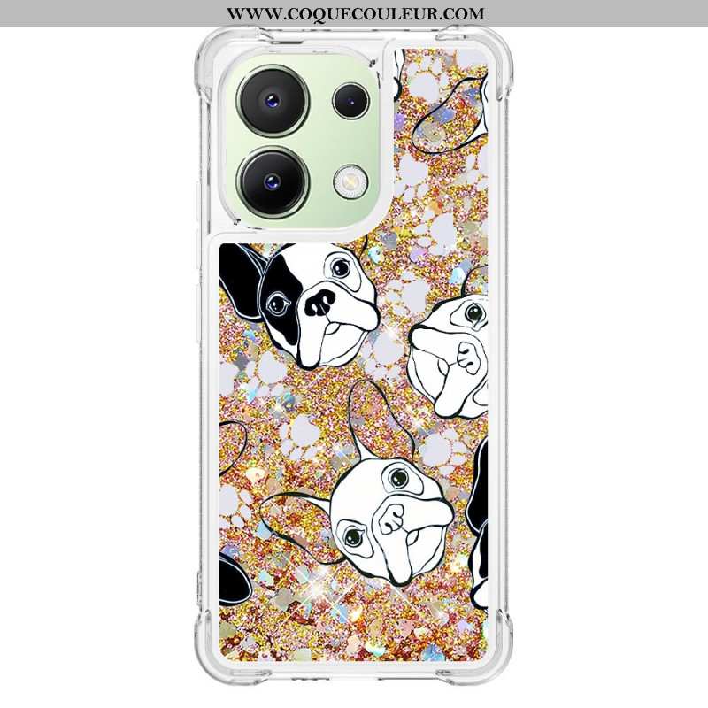 Coque Xiaomi Redmi Note 13 4G Paillettes Motif Cartoon