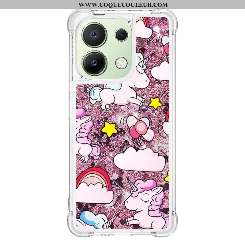 Coque Xiaomi Redmi Note 13 4G Paillettes Motif Cartoon