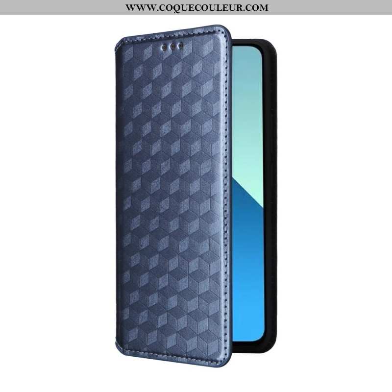 Flip Cover Xiaomi Redmi Note 13 4G Losanges 3D