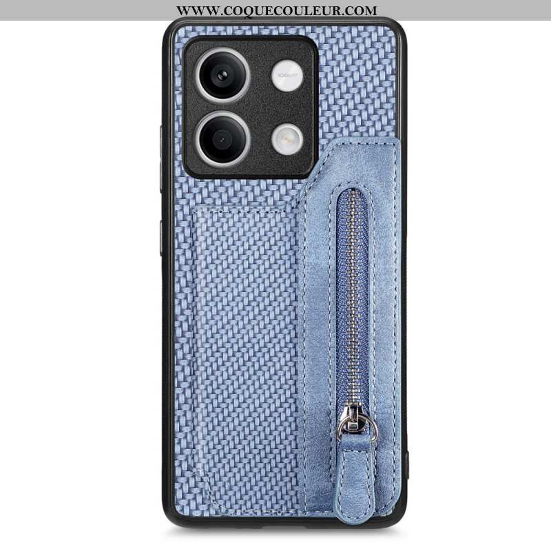 Coque Xiaomi Redmi Note 13 5G Porte-Monnaie à Fermeture Éclair