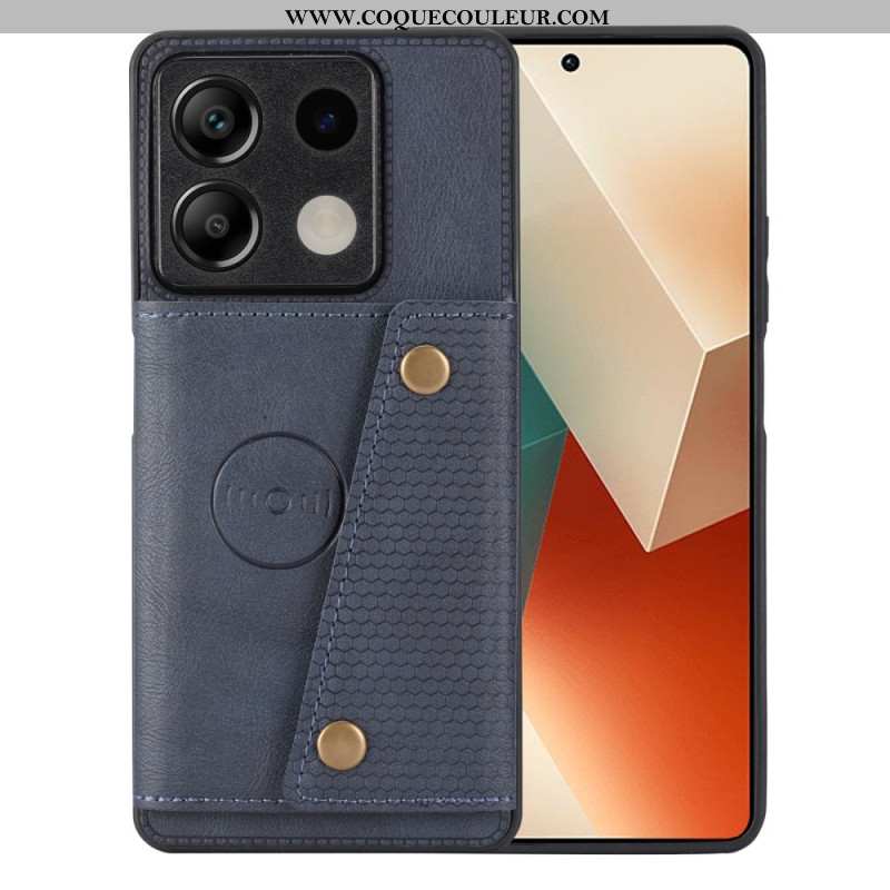 Coque Xiaomi Redmi Note 13 5G Effet Cuir Porte-Cartes