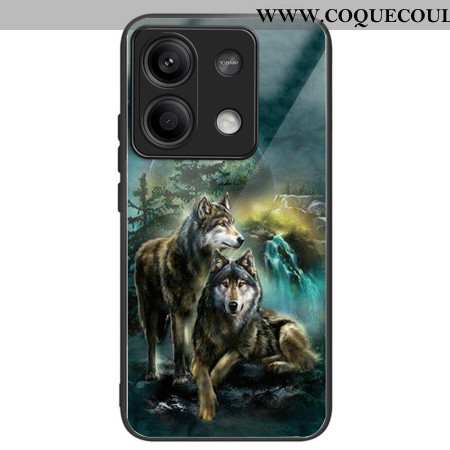 Coque Xiaomi Redmi Note 13 5G Verre Trempé Motif de Loups