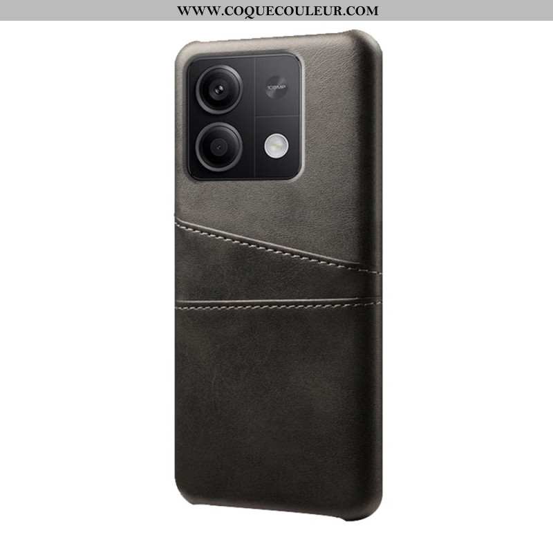 Coque Xiaomi Redmi Note 13 5G Effet Cuir Porte-Cartes