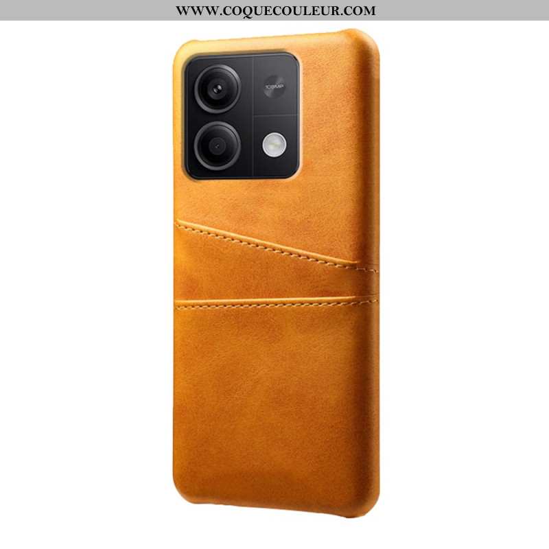 Coque Xiaomi Redmi Note 13 5G Effet Cuir Porte-Cartes