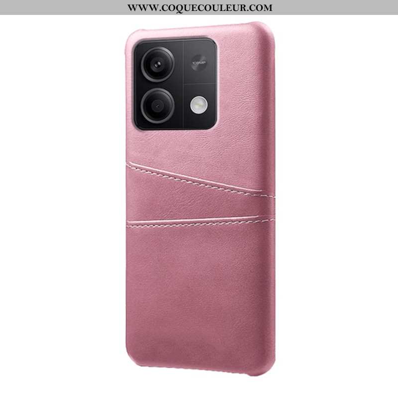 Coque Xiaomi Redmi Note 13 5G Effet Cuir Porte-Cartes