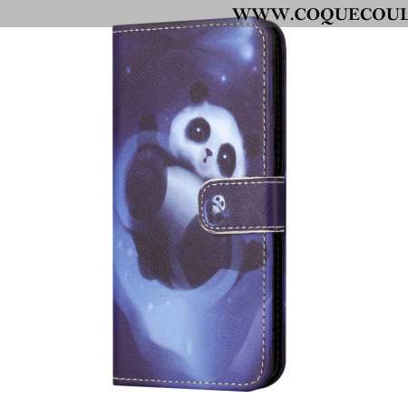 Housse Xiaomi Redmi Note 13 5G Panda Space à Lanière