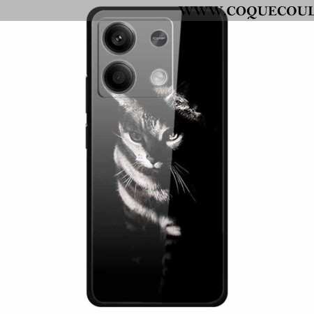 Coque Xiaomi Redmi Note 13 5G Verre Trempé Chat d'Ombre