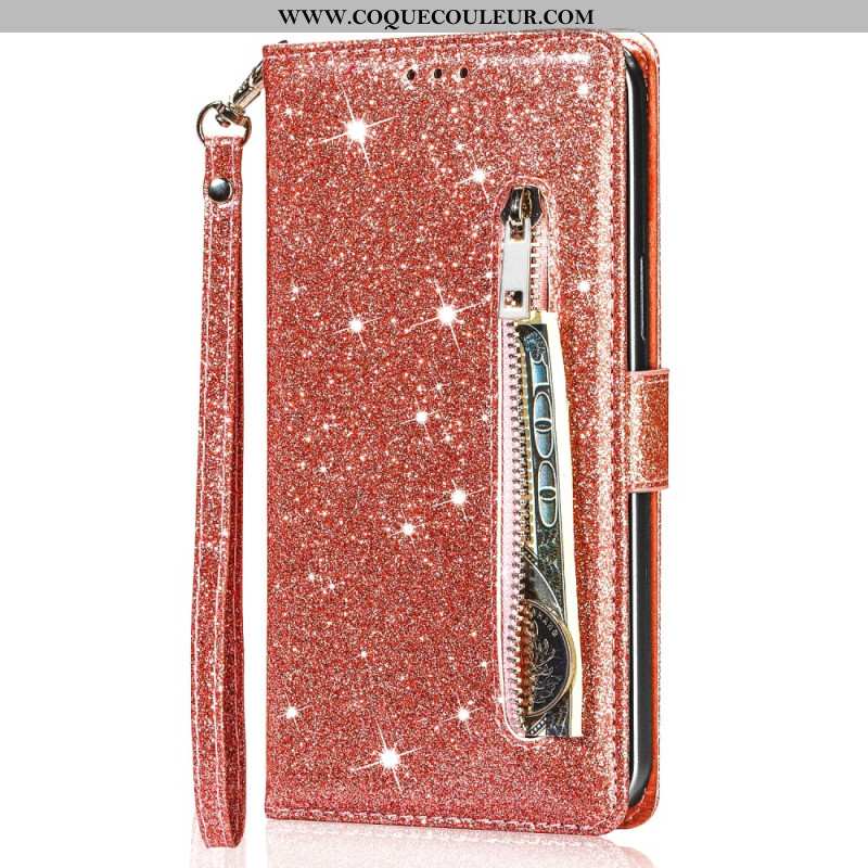 Housse Xiaomi Redmi Note 13 5G Pochette Frontale Paillettes