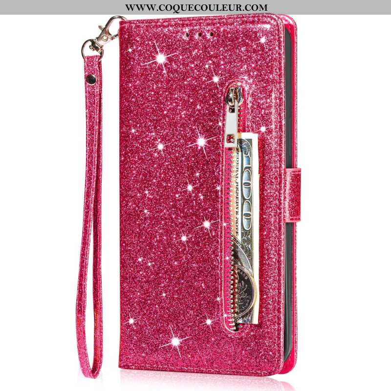 Housse Xiaomi Redmi Note 13 5G Pochette Frontale Paillettes